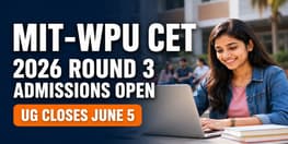 MIT WPU CET 2026 Round 3 UG Applications Close on June 5